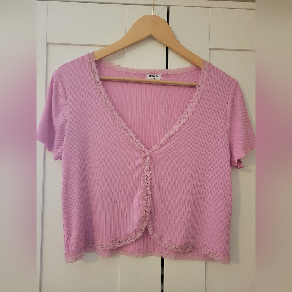 Cotton On cropped shirt